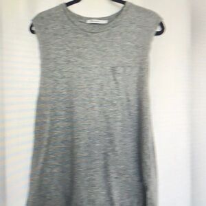 T Alexander Wang Muscle Tank Gray Sleeveless Women's Medium Minimalist Capsule